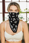 Dainty Floral Bandana / Face Covering