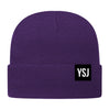 YSJ Woven Label Cuff Beanie (12 Colors!)