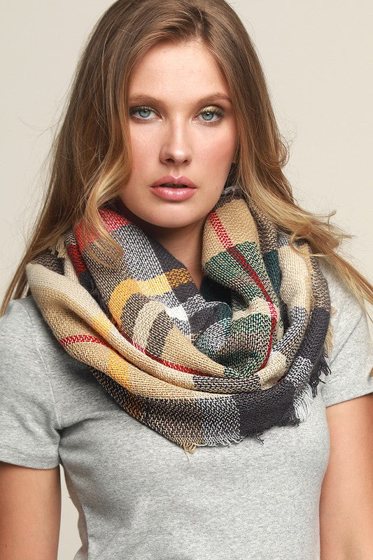 Everyday Plaid Infinity Scarf