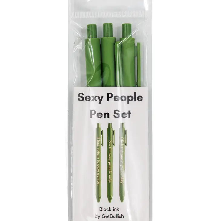 "Sexy People" Pen Set || Set of 3 Pens