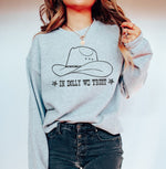 "In Dolly We Trust" Unisex Sweatshirt (Grey)