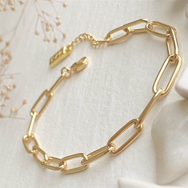 "Montmartre" Paperclip Chain (Gold)