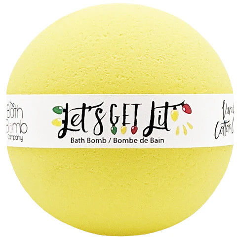 "Let's Get Lit" Vanilla & Cotton Candy 200g Bath Bomb