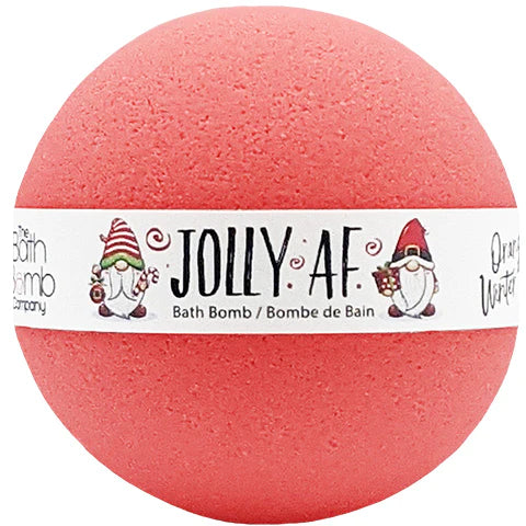 "Jolly AF" Orange & Winter Pine 200g Bath Bomb