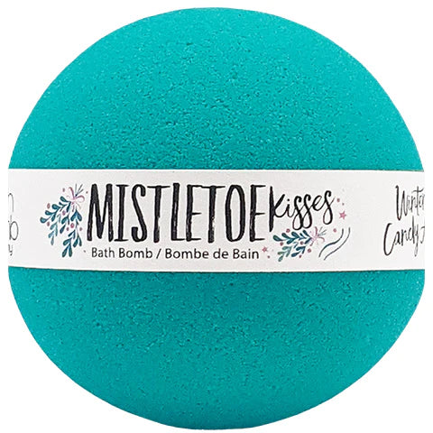 "Mistletoe Kisses" Winter Candy Apple 200g Bath Bomb
