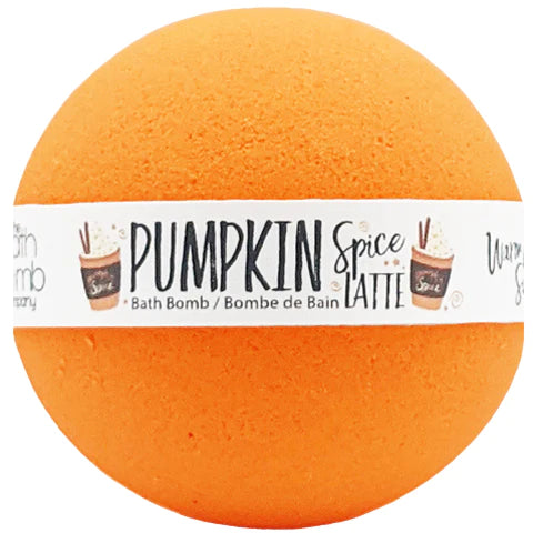 "Pumpkin Spice Latte" Creamy Vanilla Pumpkin 200g Bath Bomb