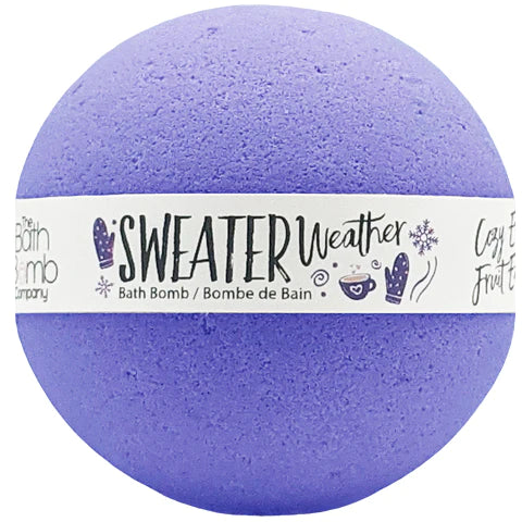 "Sweater Weather" Sandalwood Amber 200g Bath Bomb