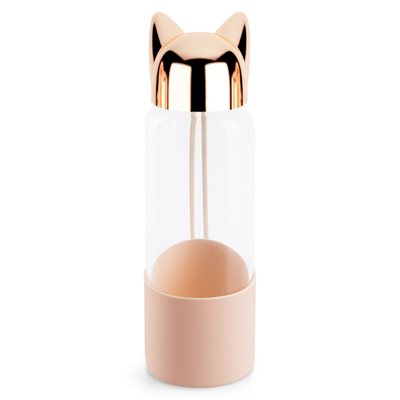 Rose Gold Cat Bottle
