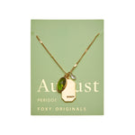 August Birthstone Necklace (Peridot) || Beauty