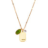 August Birthstone Necklace (Peridot) || Beauty