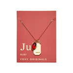 July Birthstone Necklace (Ruby) || Vitality