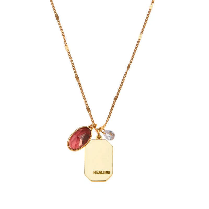October Birthstone Necklace (Opal) || Healing