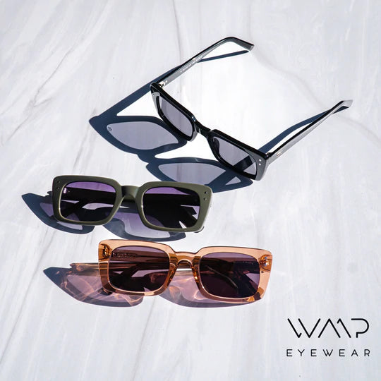 "1053" Polarized Sunglasses || Olive Green / Black Lens