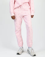 Brunette the Label x Birds Papaya || "Rose Garden" Best Friend Jogger || Papaya Pink