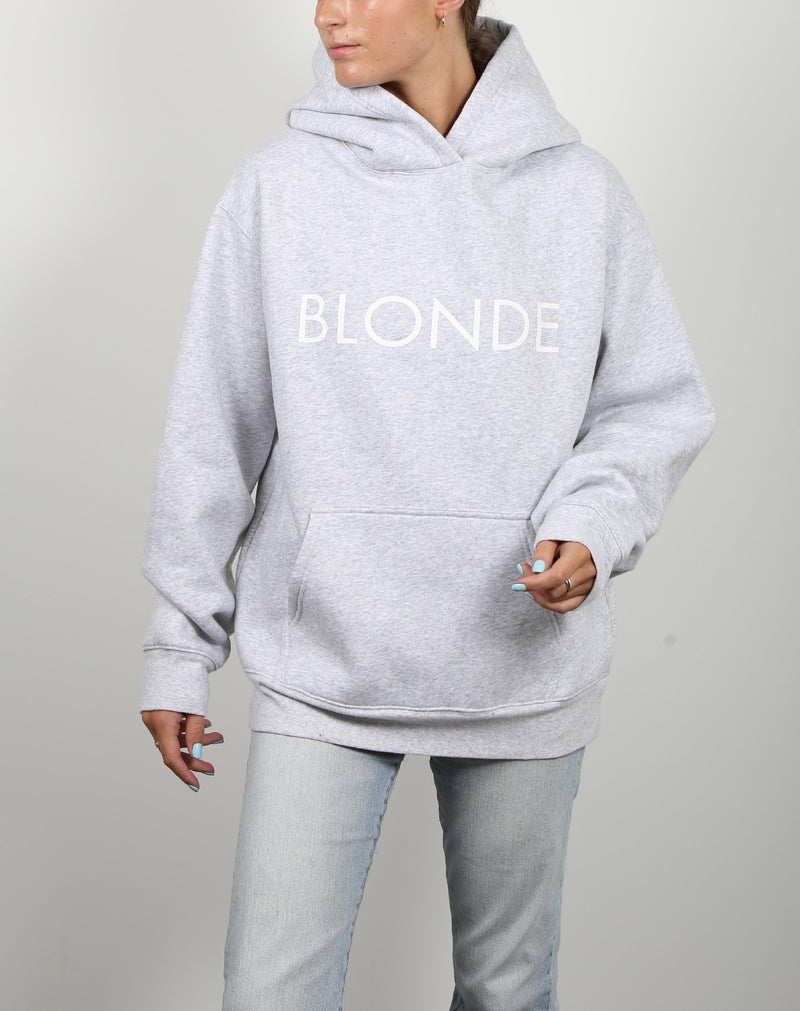 Brunette The Label || "Blonde" || Classic Hoodie (Pebble Grey)