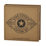 Set of 6 Star Shaped Cookie Cutters