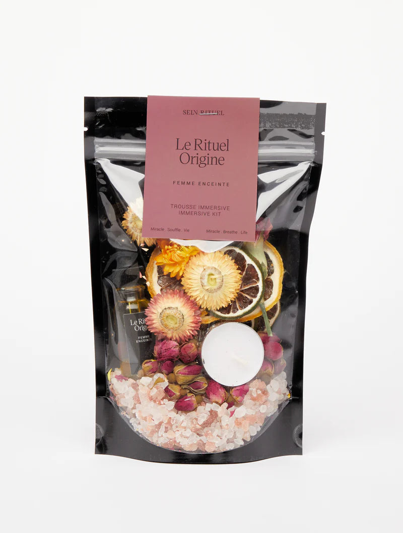 Selv Rituel || "Rituel Origine" Immersive Bath Kit || Femme Enceinte (Pregnant Woman)
