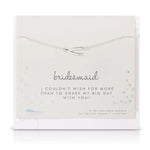 Best Day Ever Necklace || "Bridesmaid" Necklace + Card