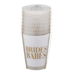 "Brides Babes" Plastic Cups (Set of 8)