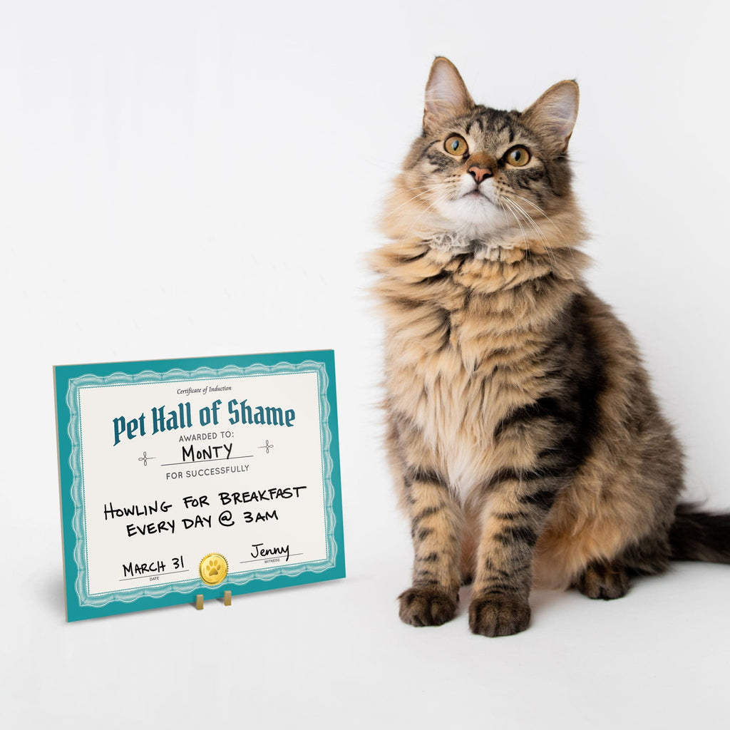 "Pet Hall of Shame" Dry Erase Board
