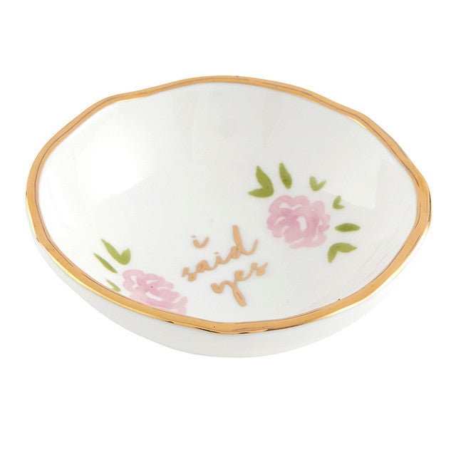"I Said Yes" Jewelry Dish