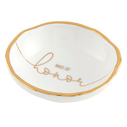 "Maid Of Honor" Jewelry Dish