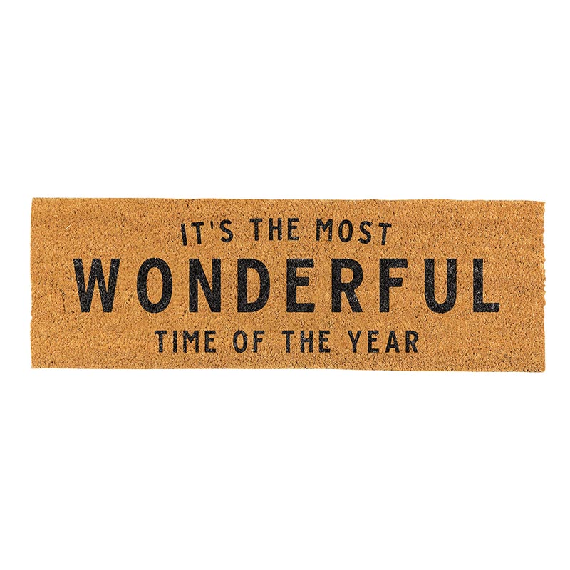 "The Most Wonderful Time of the Year" Door Mat