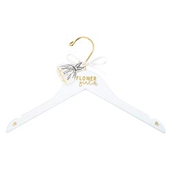 "Flower Girl" Wooden Wedding Hanger