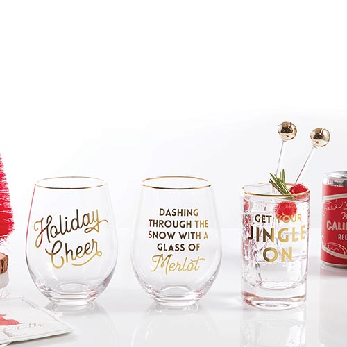"Get Your Jingle On" 13.5oz Rocks Glass