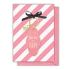 "You Are My Fave" Thank You Keychain Card