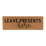 "Leave Presents Here" Door Mat