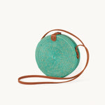 Circle Bali Bag || 8" || Teal