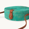 Circle Bali Bag || 8" || Teal