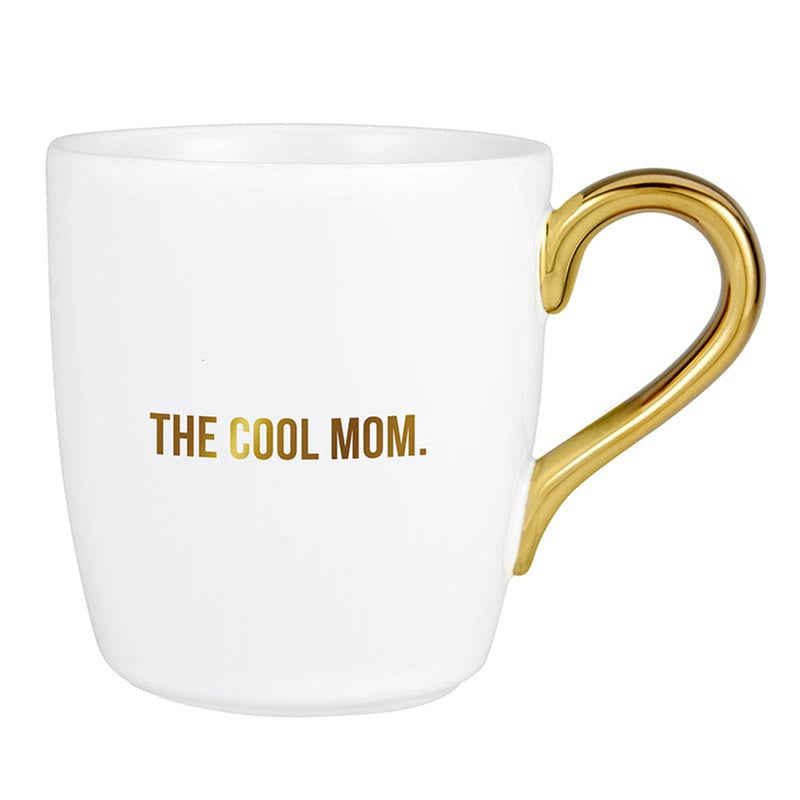 "The Cool Mom." 16oz Gold Handle Mug