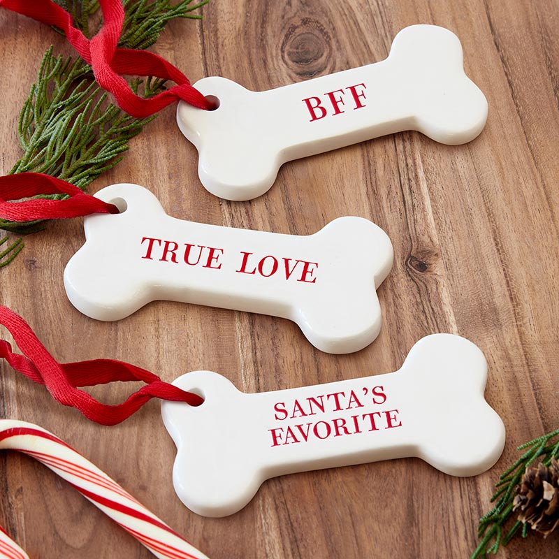 "Santa's Favorite" Pet Ornament Set || Set of 3 Ornaments