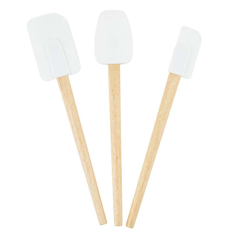"Bake More & Share" || Cardboard Book Set of 3 Spatulas