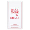 "Bake More & Share" || Cardboard Book Set of 3 Spatulas