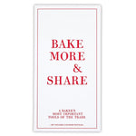 "Bake More & Share" || Cardboard Book Set of 3 Spatulas