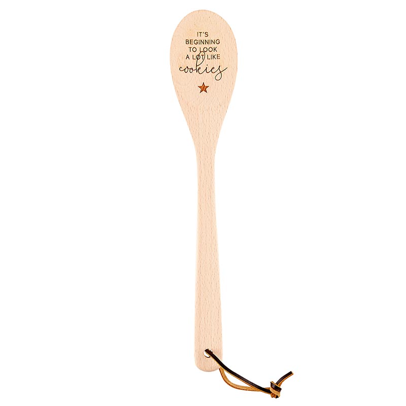 "It's Beginning To Look A Lot Like Cookies" || Wooden Baking Spoon