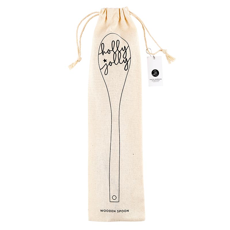 "Holly Jolly" || Wooden Baking Spoon