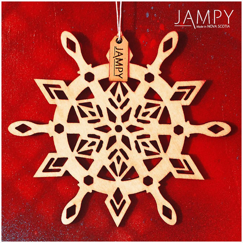 Jampy || Ship Wheel SeaFlake Ornament