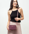 Modernist Vegan Crossbody (Wine)