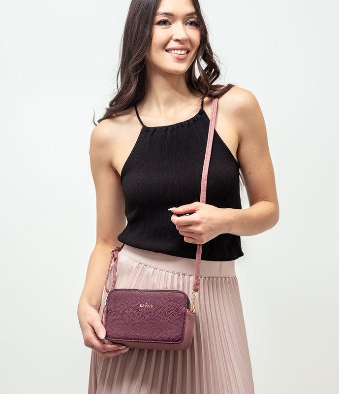 Modernist Vegan Crossbody (Wine)