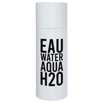"Eau, Water, Aqua, H2O" 20oz Tumbler w/ Straw
