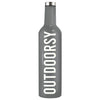 "Outdoorsy" Stainless Steel Wine Bottle