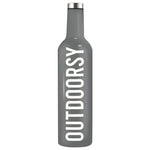 "Outdoorsy" Stainless Steel Wine Bottle