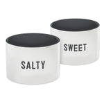 Set of 2 Ceramic Bowls || "Sweet" & "Salty"