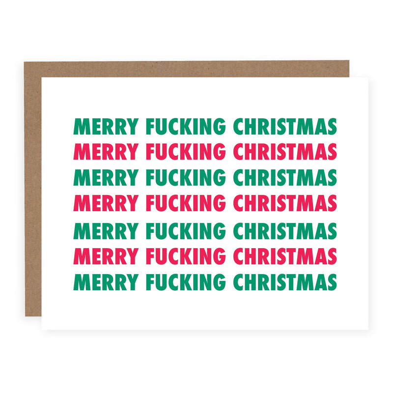 "Merry Fucking Christmas" || Holiday Card