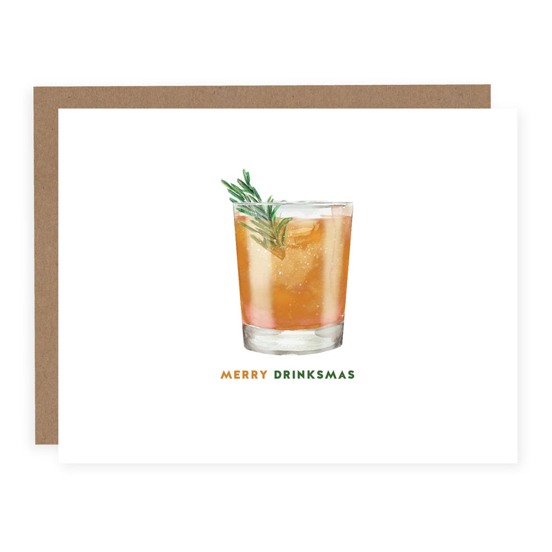 "Merry Drinksmas" Holiday Card