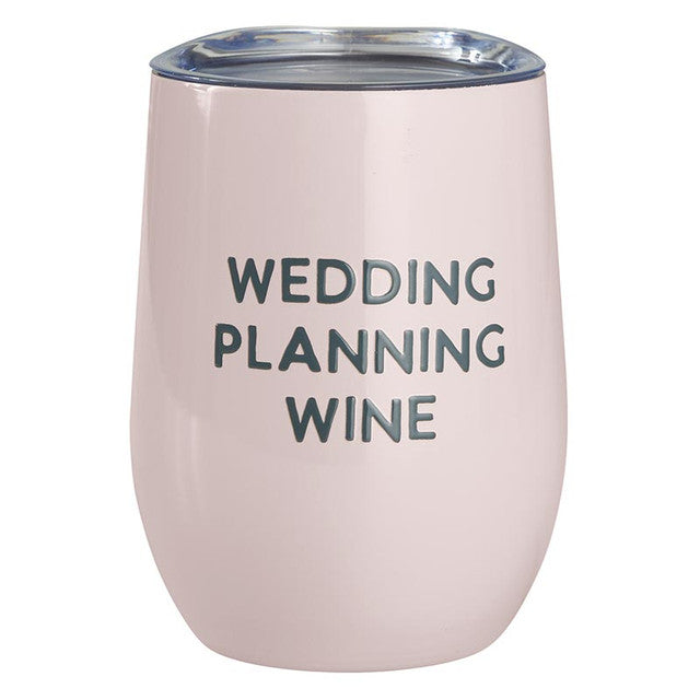 "Wedding Planning Wine" 12oz Tumbler